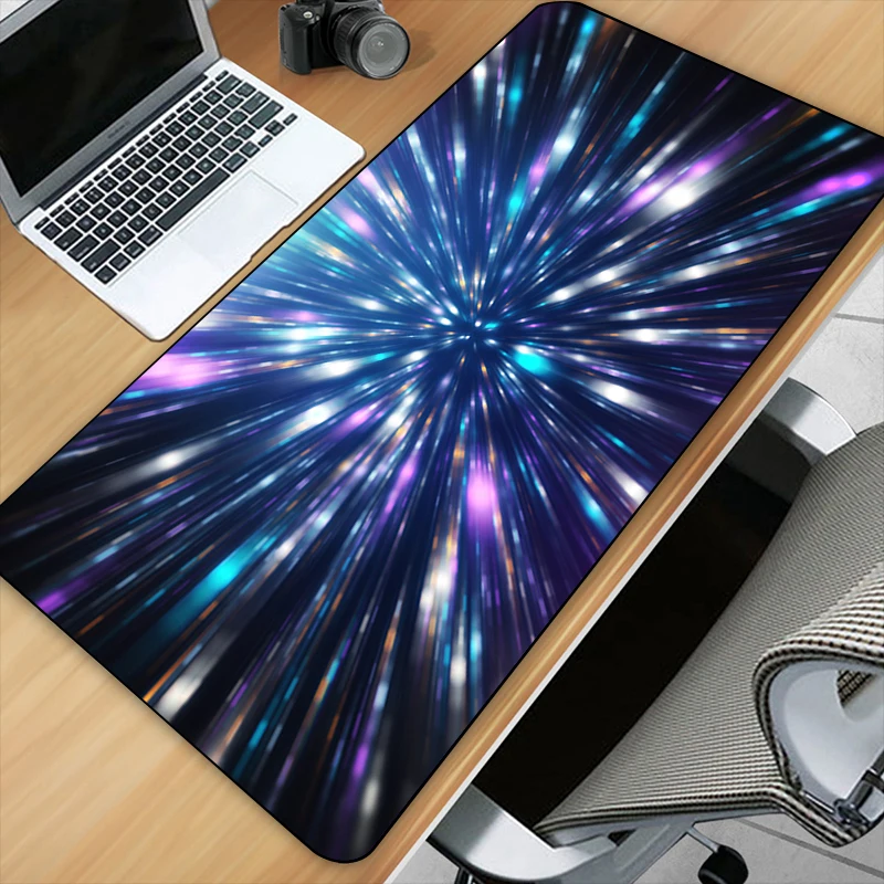 Geometric Solid Abstract Art HD Pattern Mouse Pad accessorio per giocatori Hot Large Desk Pads Computer Lock Edge Keyboard tappetino antiscivolo
