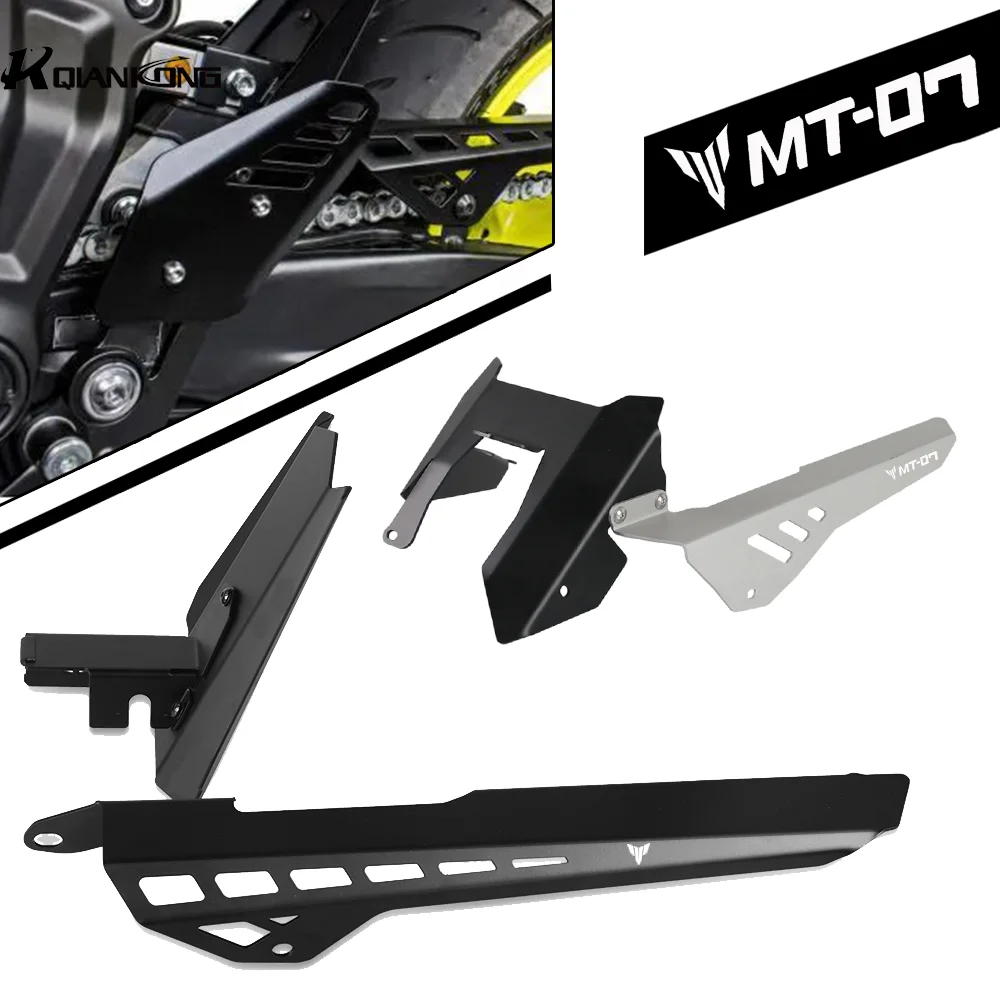 For YAMAHA MT FZ 07 MT-07 Tracer FZ-07 XSR700 XSR 700 XTribute Motorcycle Rear Chain Guard Cover Protector TRACER700 Tracer 7 GT