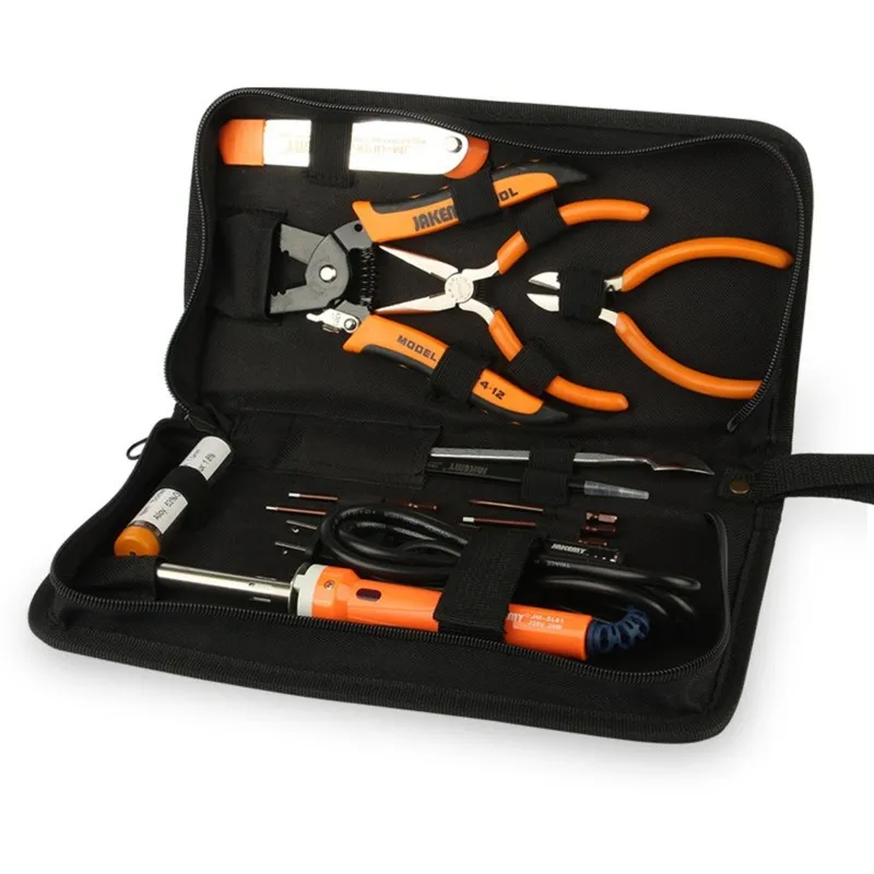 CHCH JAKEMY Industrial Tool Set JM-P14, 54-Piece S2 Steel Screwdriver& Soldering Iron Kit For DIY Drone& Telecom Repairs
