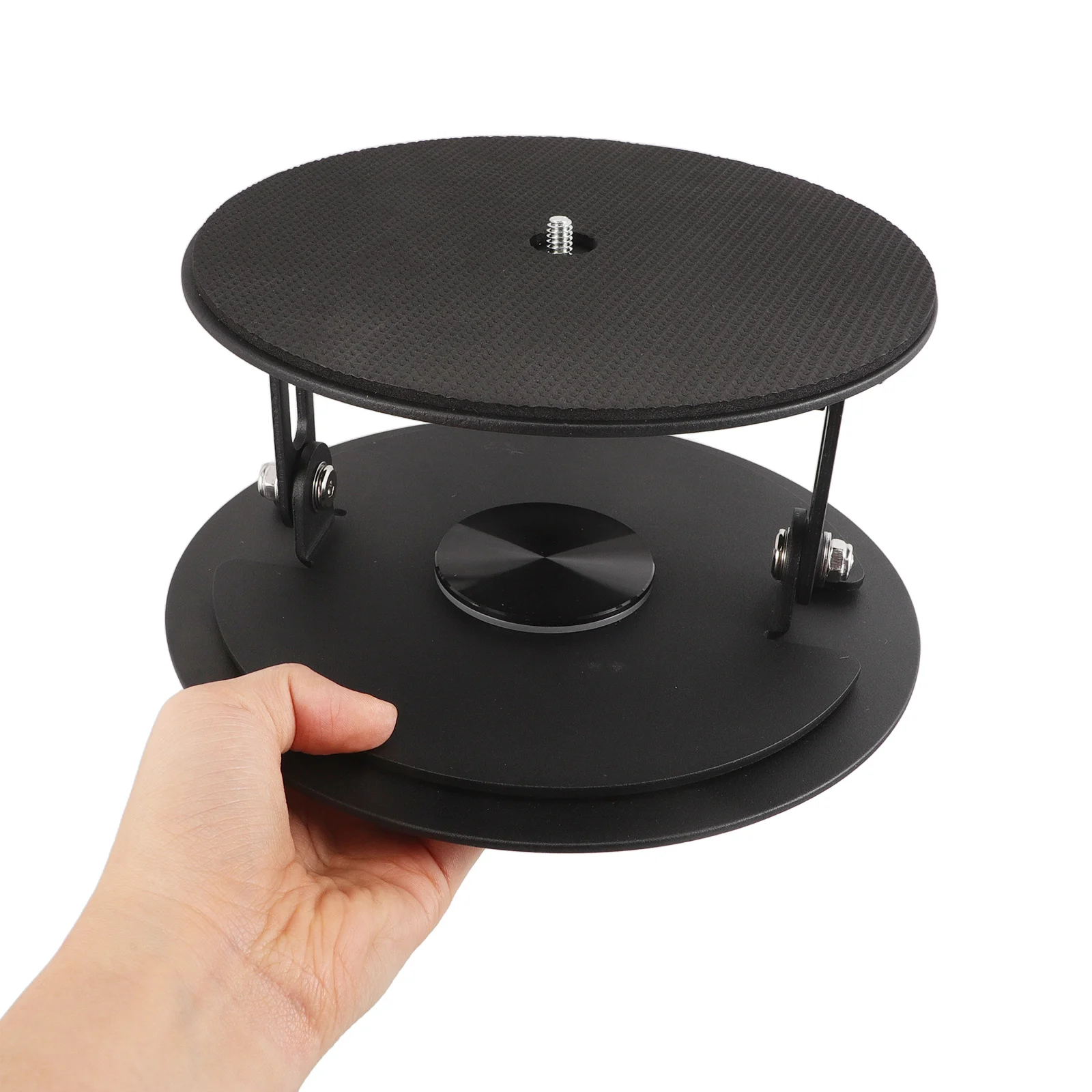 Adjustable Desktop Projector Stand with Tray Universal Rotating Mount Stable Alloy Base High Loadbearing Capacity for table