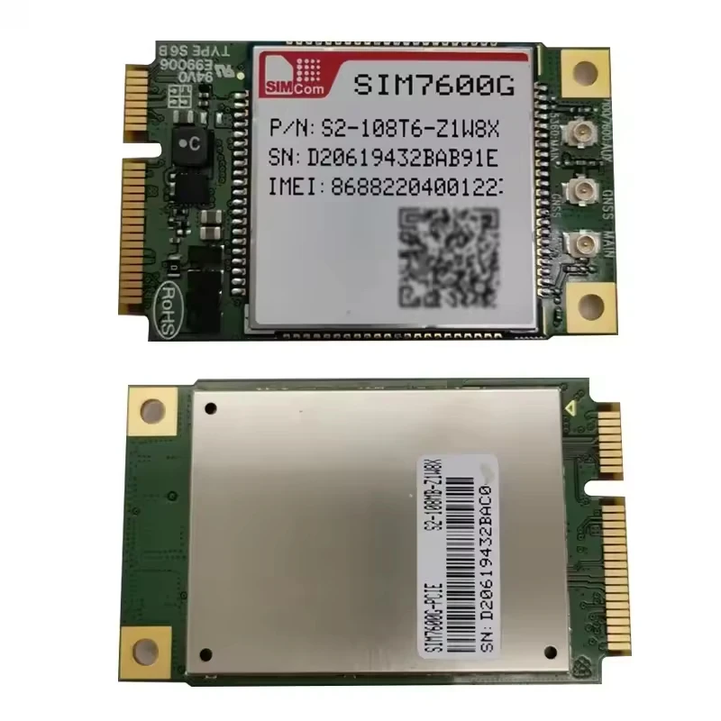 Wholesale In Stock SIMCom LTE Cat 1 Module With GNSS SIM7600G-PCIE SIM7600G MiniPCIE Global band for IoT M2M Application