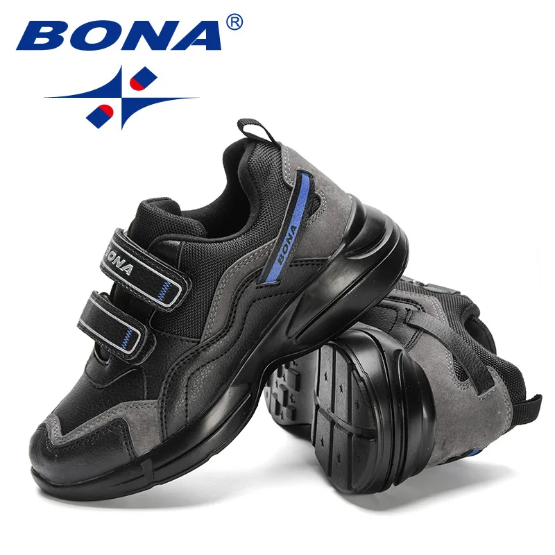BONA 2023 Girls Anti-Slippery Children Shoes Spring Autumn New Fashion Breathable Kids Boys Sneakers Baby free shipping