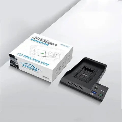 자동차 무선 충전 충전기 메르세데스 벤츠 W213 E 클래스 E200 E300 E260 2022 용 휴대 전화 고속 충전 플레이트