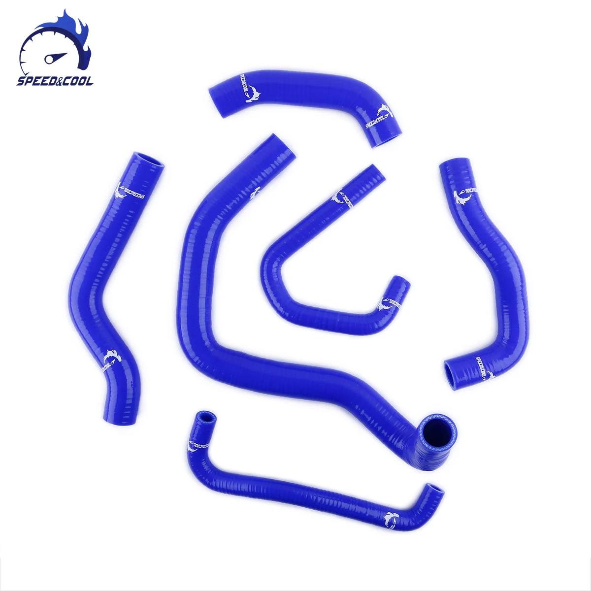 SPEED&COOL For 2007-2008 Kawasaki Ninja ZX6R ZX 6R ZX600P Motorcycle Silicone Radiator Coolant Tube Pipe Hose Kit
