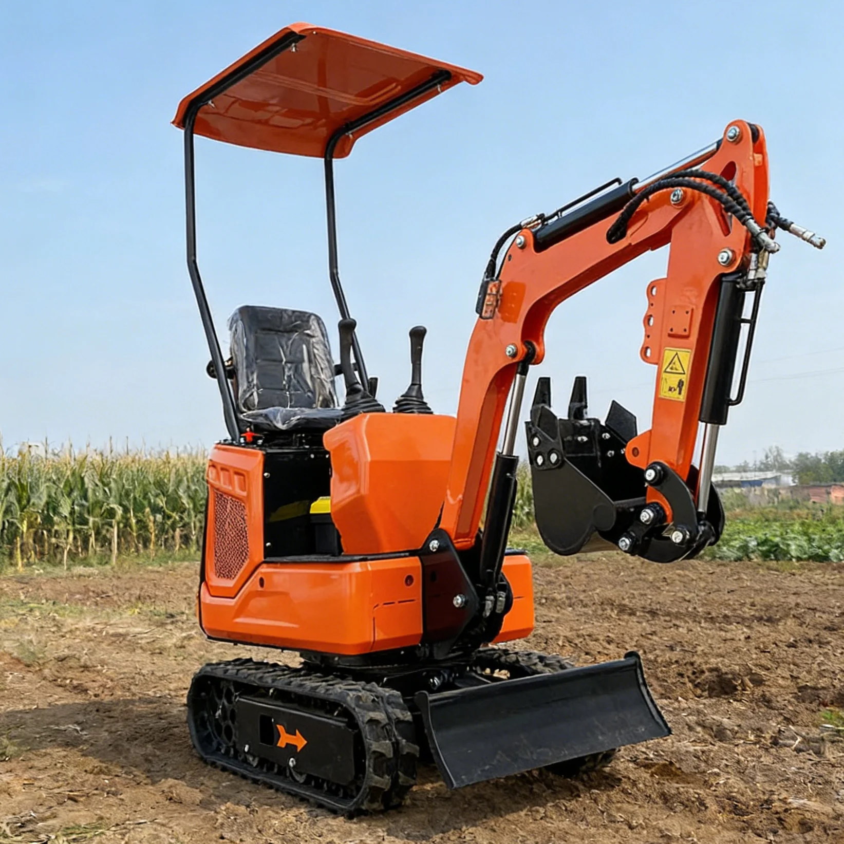 Customized Tienu Mini Excavator CE Crawler Digger Epa Engine 0.8 Ton-2 Ton Mini Excavadora Farm Excavator Machine