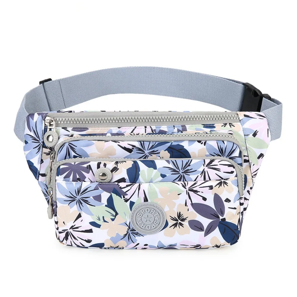 

Colorful Crossbody Chest Bag Multi Pockets Large Capacity Sling Backpack Casual Sports Women's Breast Bag Fitness
