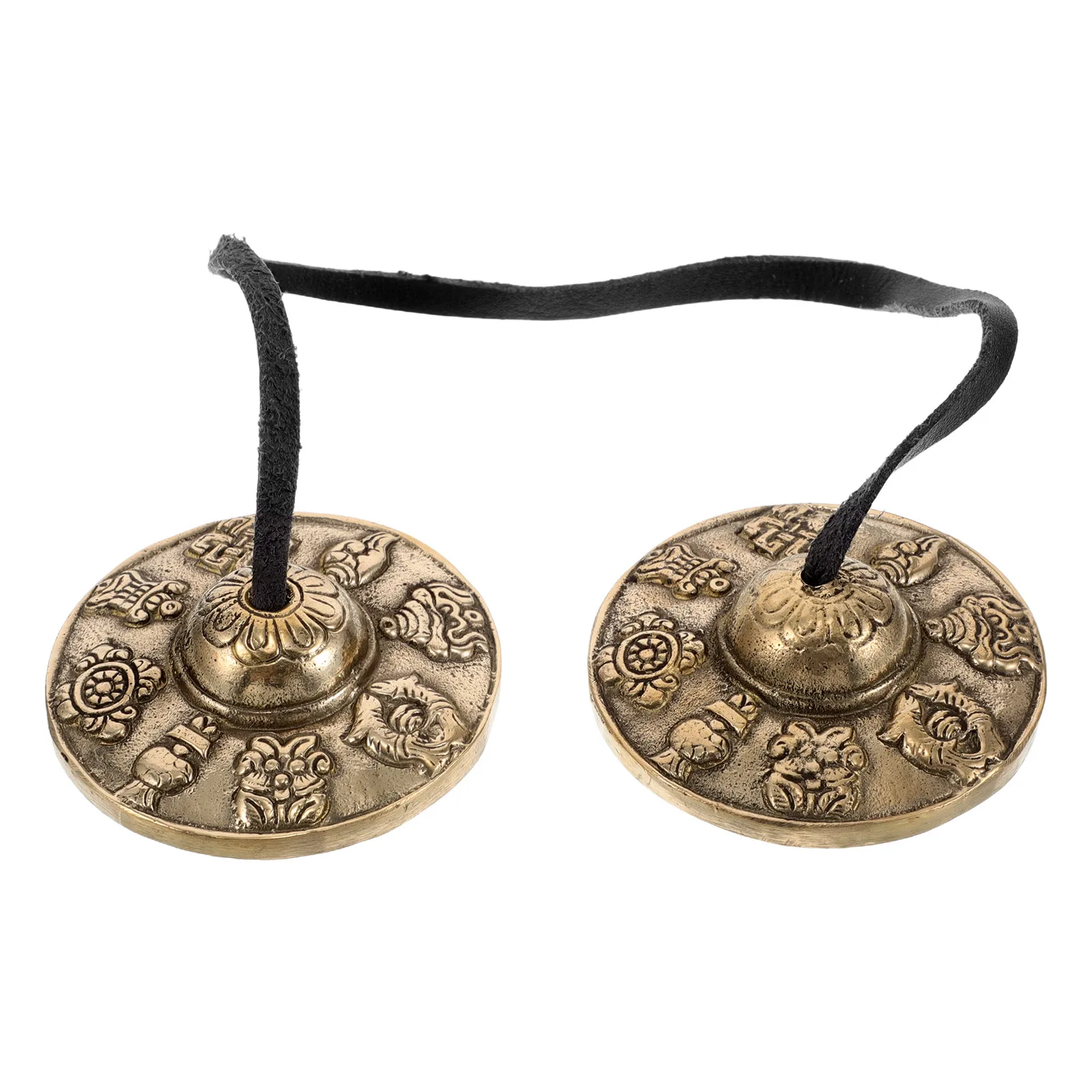 

1Pair Tibetan Tingsha Brass Meditation Bells Cymbals for Yoga Sound Therapy Mindfulness Relaxation Tingsha Bells for Therapy