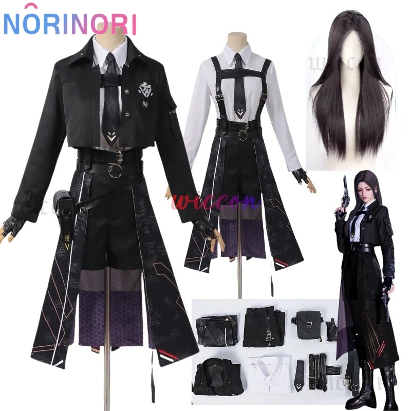 

Game Love Deepspace Heroines Cosplay Costume Wig Breaking the Night Uniform Sylus Caleb Party Outfit for Women Girls Clothes