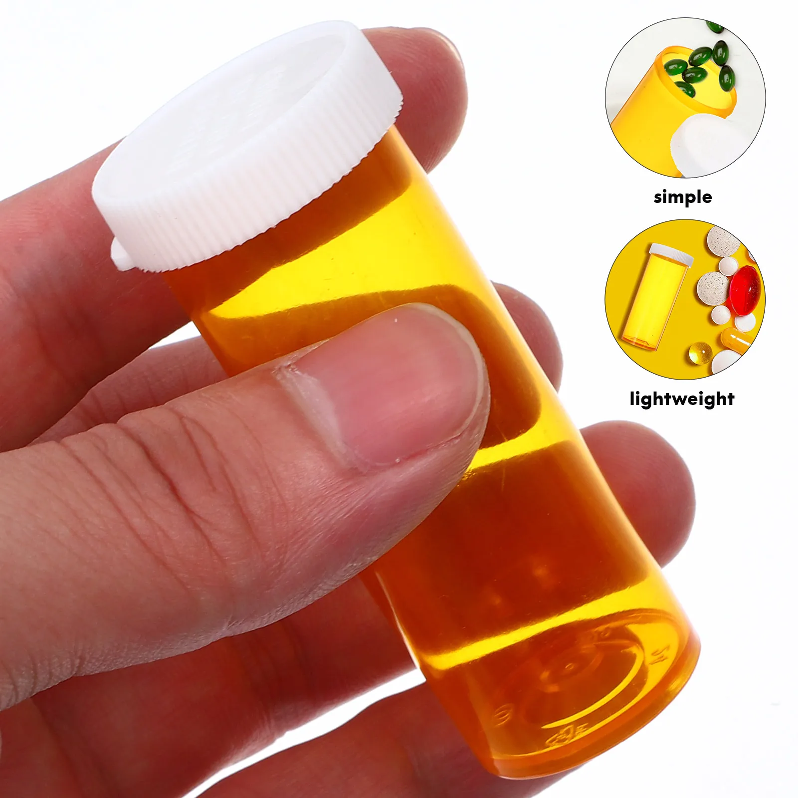 

25 шт., органайзер для лекарств, портативная пустая бутылка для лекарств для путешествий, уличный аварийный небольшой контейнер для таблеток, защитный держатель