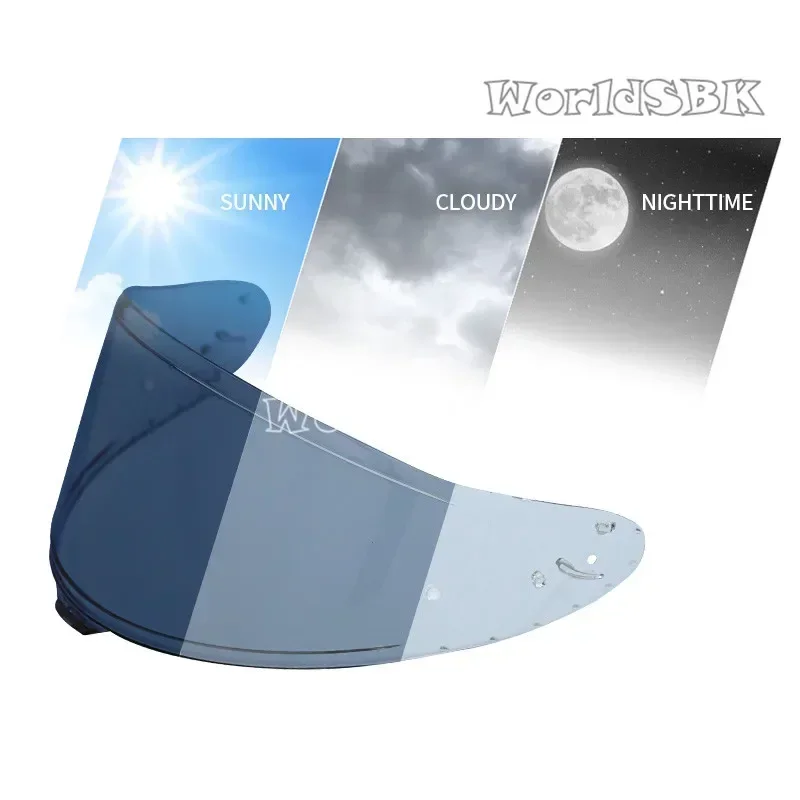 NONE Helmvisier für SHOEI Z8 NXR2 RF1400 RF-1400 CWR-F2 CWR-F2R X15 X-Fifteen X-SPR Pro Shield Sonnenschutz Windschutzscheibe Helmteile 5