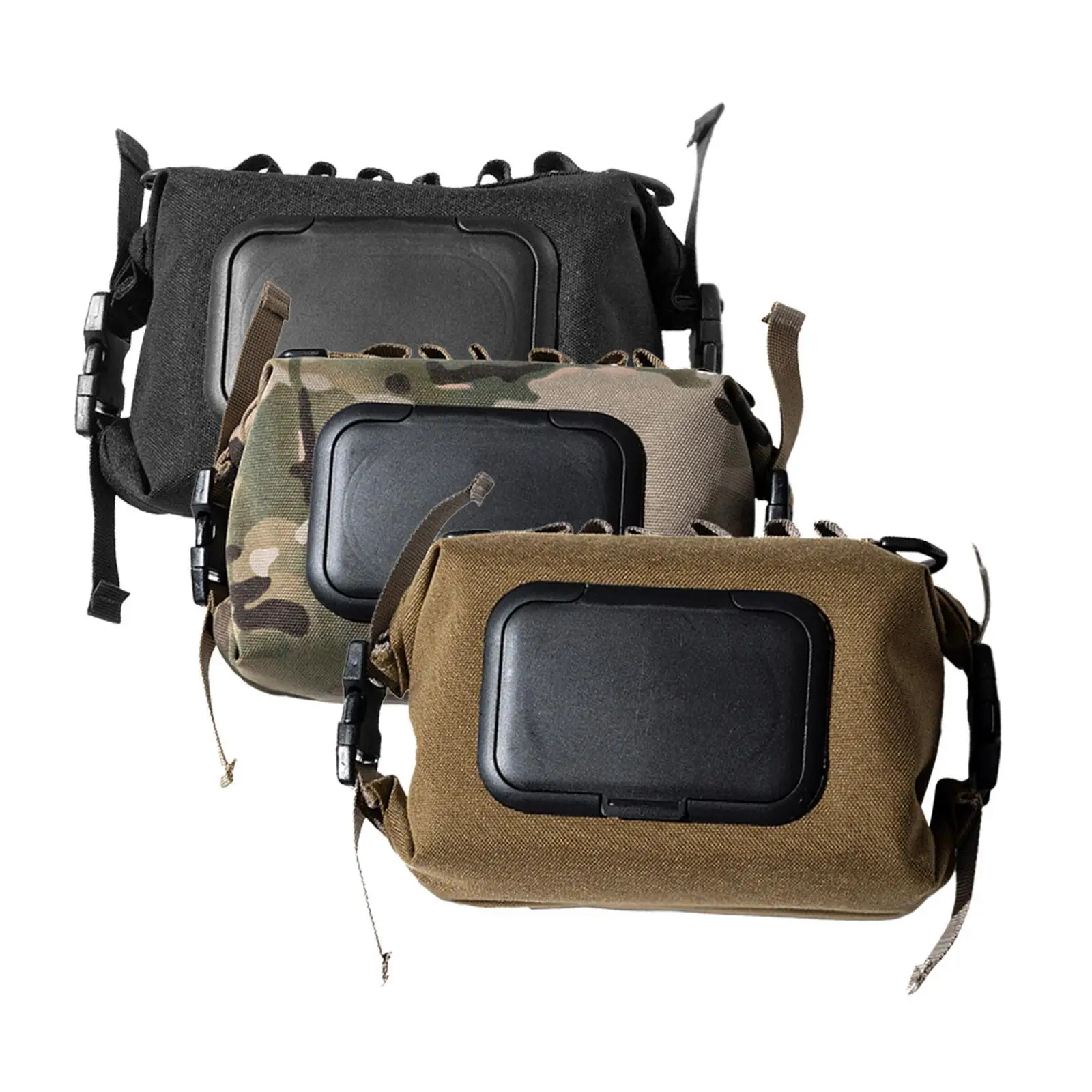 Caixa de tecido para acampamento ao ar livre Bolsa de lenços umedecidos para guardanapos pendurados à prova d'água