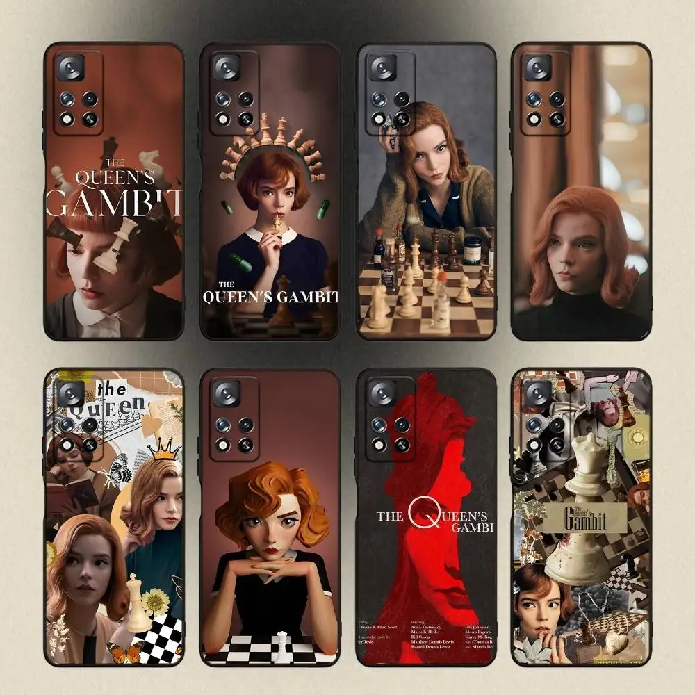 

The Q-Queens Gambit Phone Case For Samsung Galaxy A20,A21s,A22,A31,A32,A52,A53,A72,73,A80,A91 Soft Black Cover
