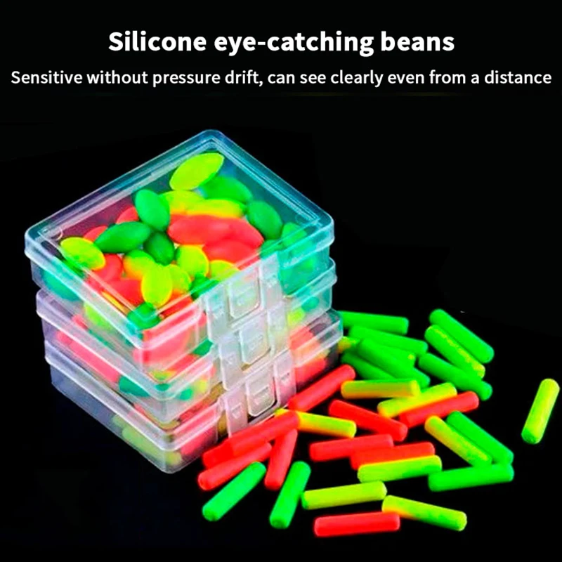 Fishing Float Bobbers Fluorescent Drift Ball Foam Strike Indicator Fishing Floating Buoyancy Balls 30/50Pcs Fishing Accessories