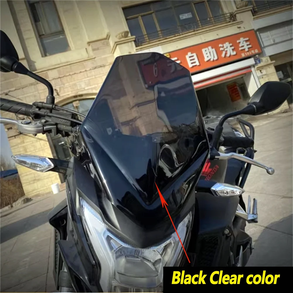 

CB 400F CB 500F windshield modification For Honda 2019-2024 CB400F CB500F with high front windshield high-quality chest guard