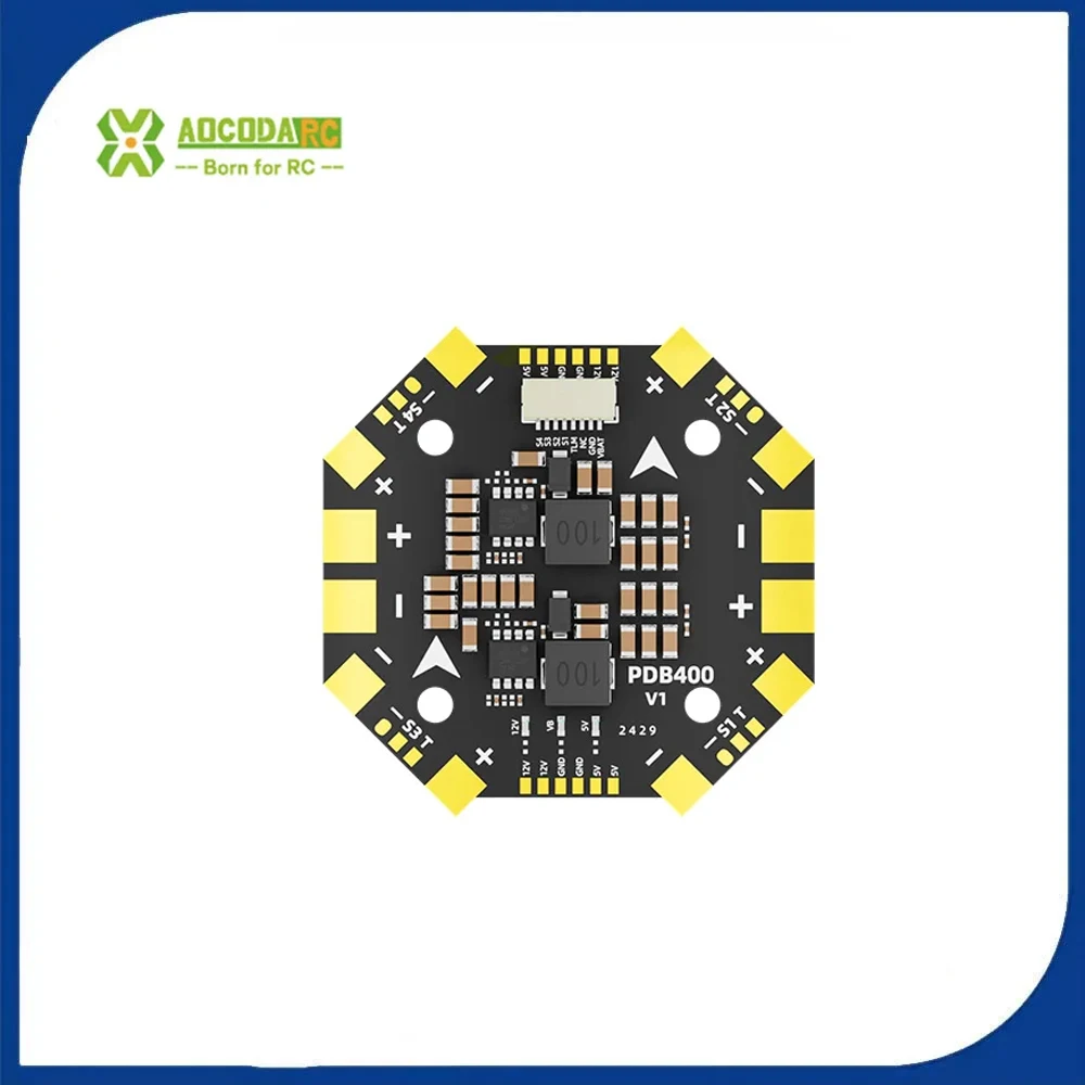 

Aocoda-RC PDB400 8S/12S 400A PDB Or PDB600 8S 600A Distribution Board For Quadcopter Drone Fixed Wing Ammeter