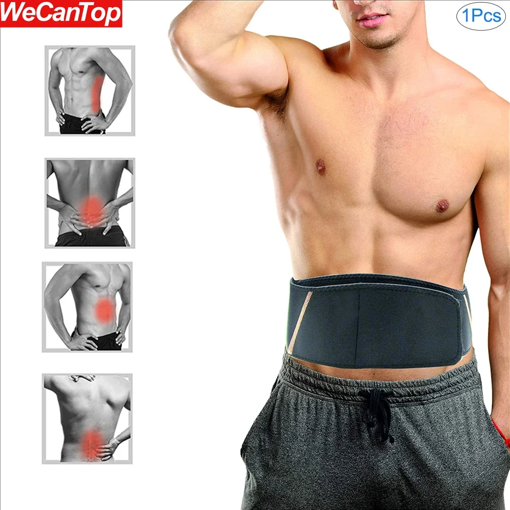 

1Pcs Copper Compression Back Brace for Men Women,Copper Infused Lower Lumbar Support Belt,Relief for Muscle Strain,Arthritis,ACL