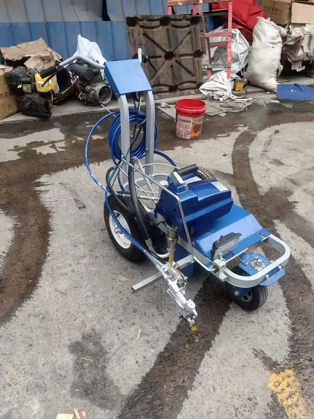 

Cold spray Road Marking Spray Machine Electric/battery operated sports field line painting machines