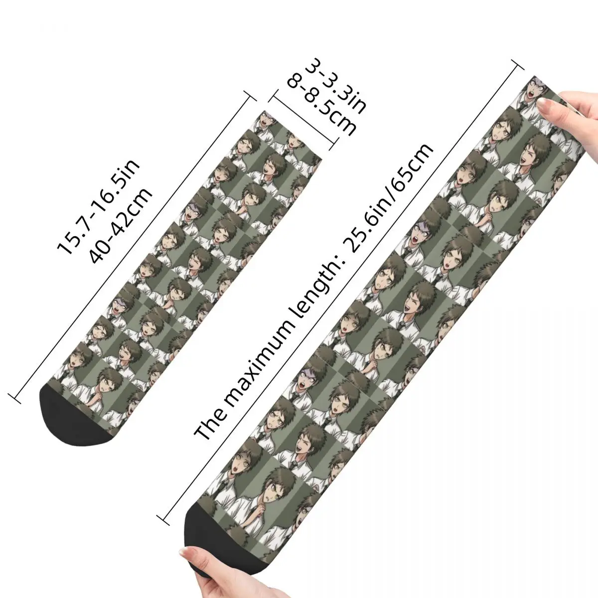 Hajime Hinata Danganronpa Unisex Bonnet Winter Hiking Happy Socks street style Crazy Socks