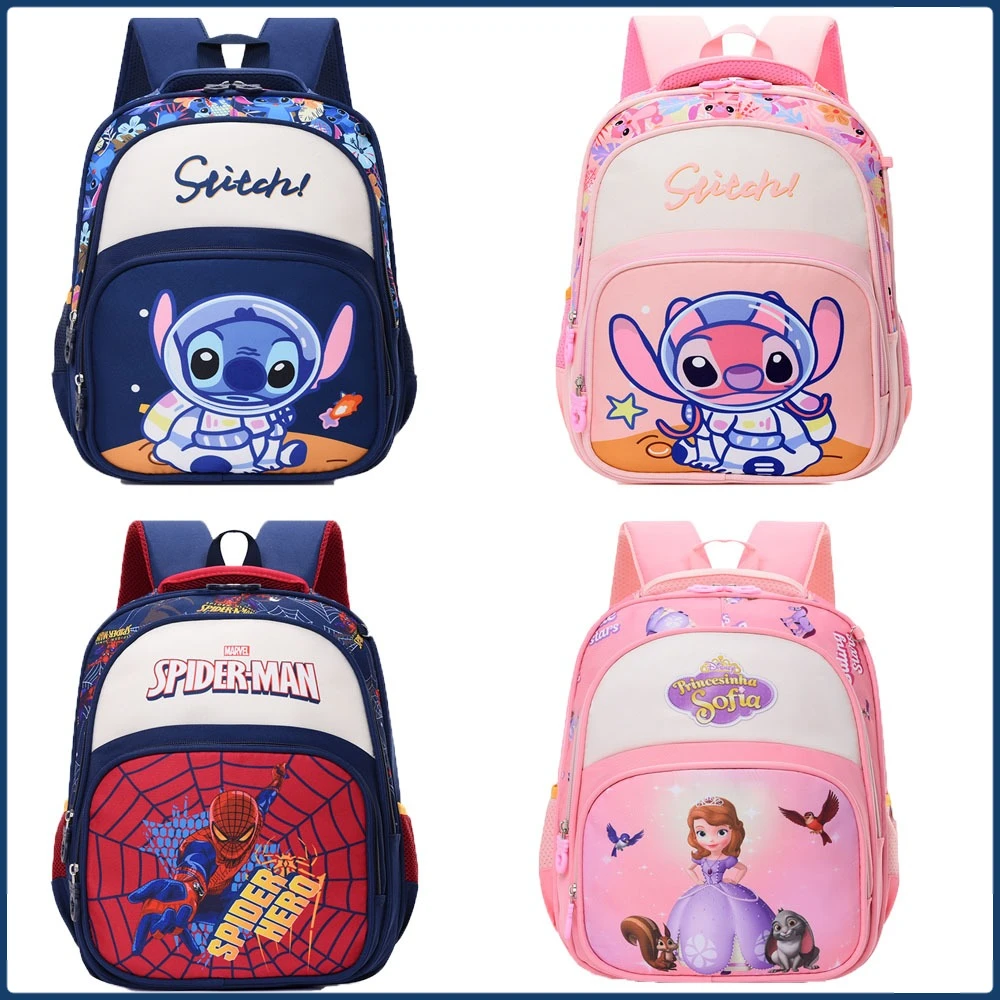 

Exquisite Cartoon Students Backpack Load Reduction Spine Protection Large Capacity Waterproof School Bags Kids Gifts in Stock