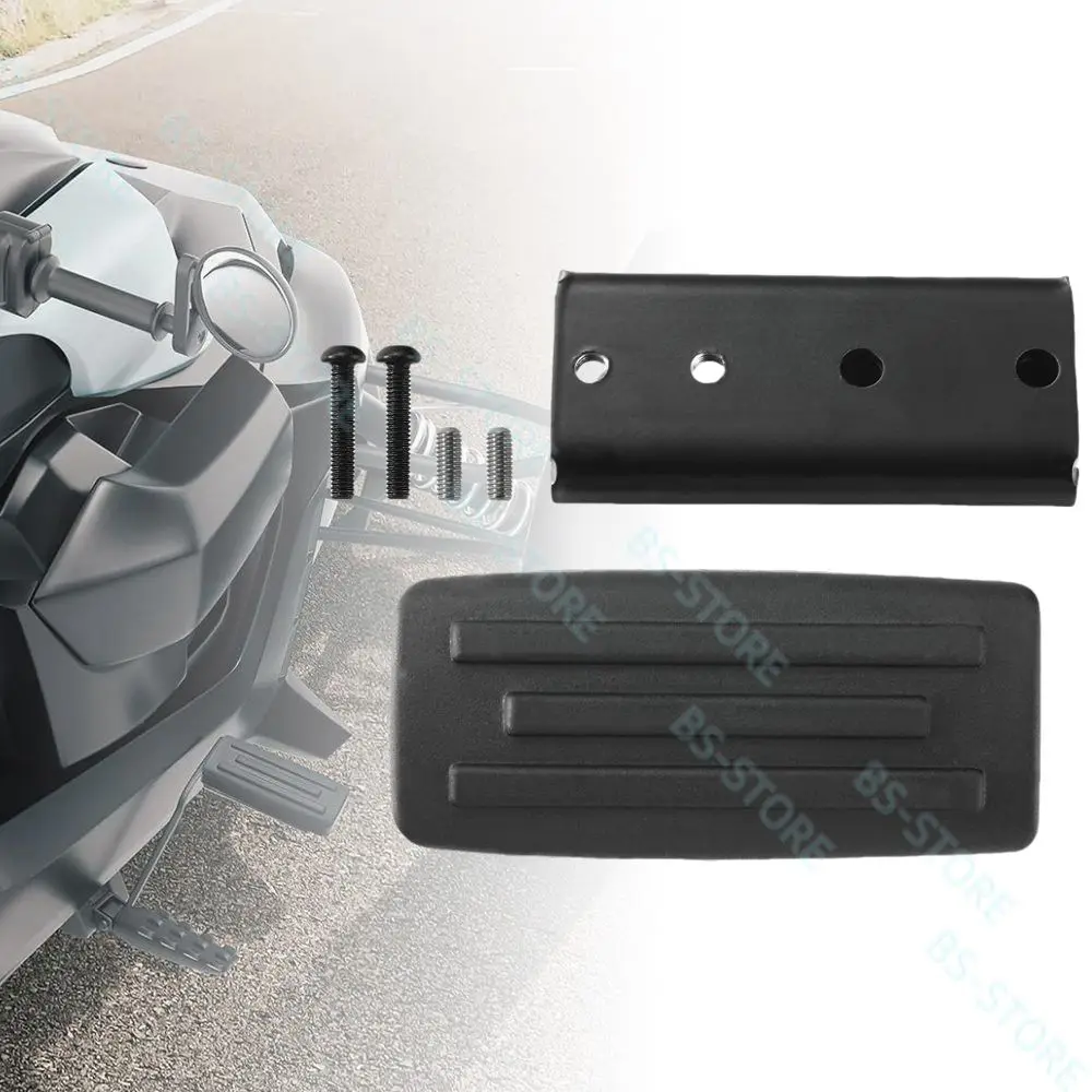 

Black Larger Brake Pedal for Can Am Ryker, Extended Brake Foot Rest Peg Pedal Footboards for Can-Am Ryker 600 900 Sport & Ryker-