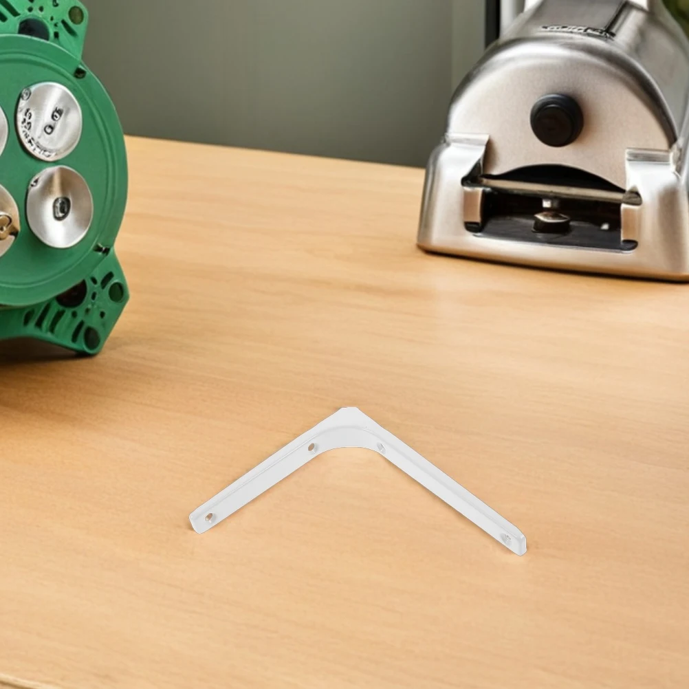 

4 Pcs Shelf Fixing Bracket Shelves Durable Brackets for Heavy Duty Support Floating Wall Supports Partition