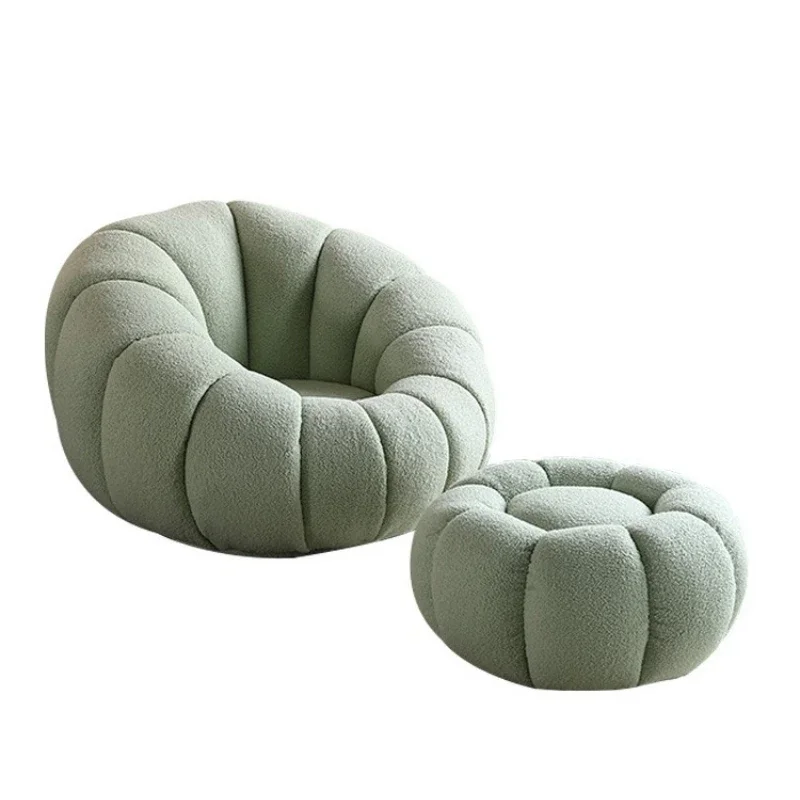 

Lazy Sofa Pumpkin Chair Tatami Single Lambswool Lovely Bedroom Balcony Leisure Small Couch