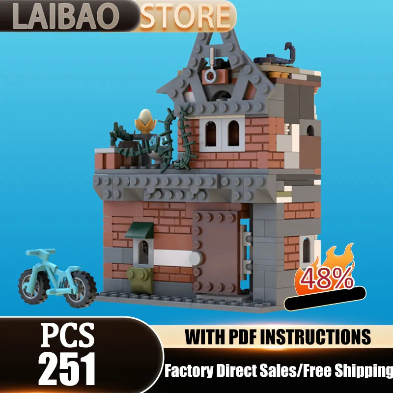 

City Building Moc Building Blocks Boeing Sanctuary Studio Model Technology Bricks Christmas Assembly DIY Toy Constructrion Gifts