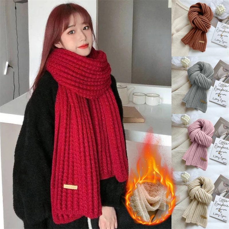 Korean Style Classic Houndstooth Double-sided Scarf Warm And Fashionable Scarf Versatile For Autumn And Winter