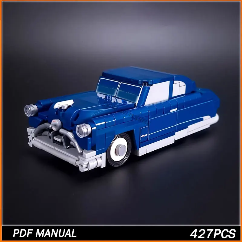 

Набор строительных блоков MOC City: Синий суперкар, 427 деталей. Архитектурная игрушка, креативная идея, рождественский подарок, развивающий конструктор.