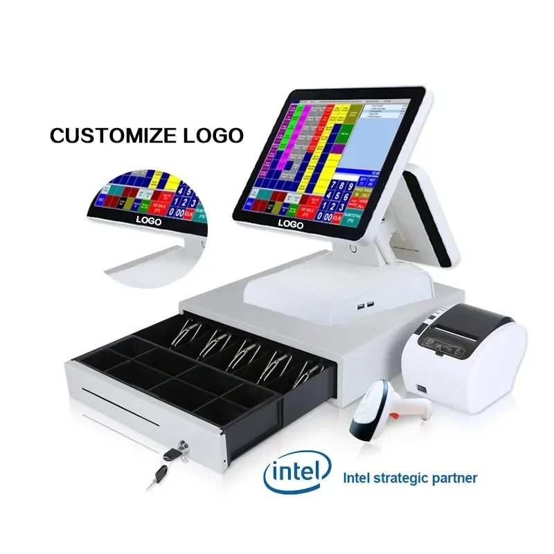 Cash Register Desktop Payment Self Service Pos Machine Touch Screen Windows
