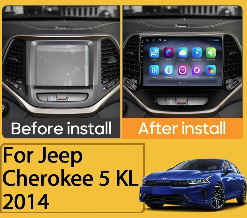 

10 Inch Android 13.0 2G+32GB For Jeep Grand Cherokee 2014-2018 Car GPS Navigation Multimedia Player Radio Tape Head Unit Carplay