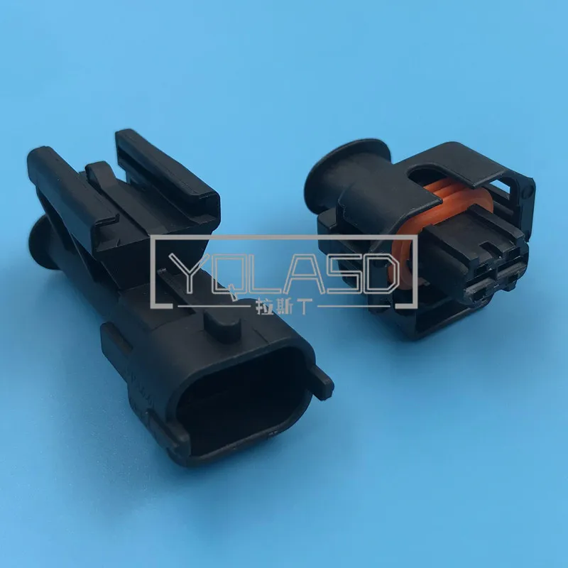 1 Set 2 Way 1928403874 1928404226 Diesel Fuel Common Rail Injector Socket Crankshaft Sensor AC Assembly For Bosch Ford Renault