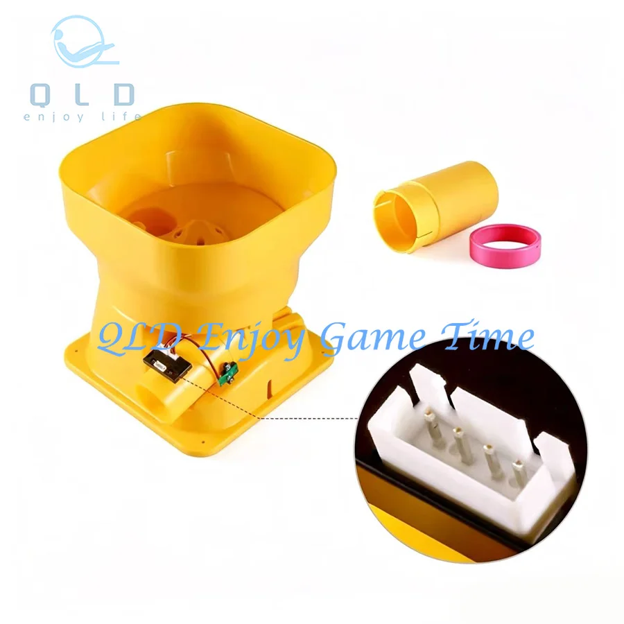 

Plastic Bucket Hopper 45-50mm Turntable Capsule Ball 12v 24v Motor For Egg Twister Vending Machine Arcade Mini Toy Ball Parts