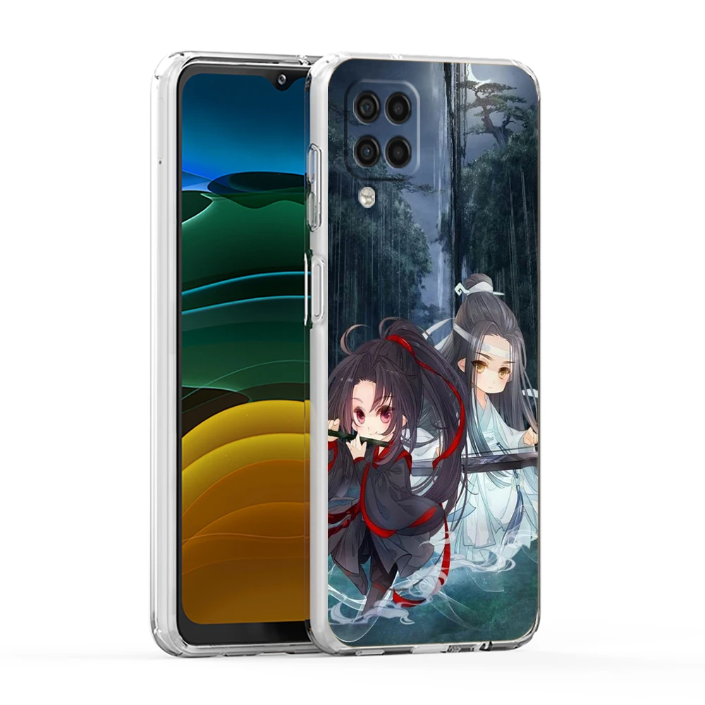 غطاء ناعم لهاتف سامسونج جالاكسي A17 A25 A23 A22 A52S A52 A55 A72 A51 A71 A31 A13 A07 5G حافظة هاتف شفافة Mo Dao Zu Shi MDZS #4