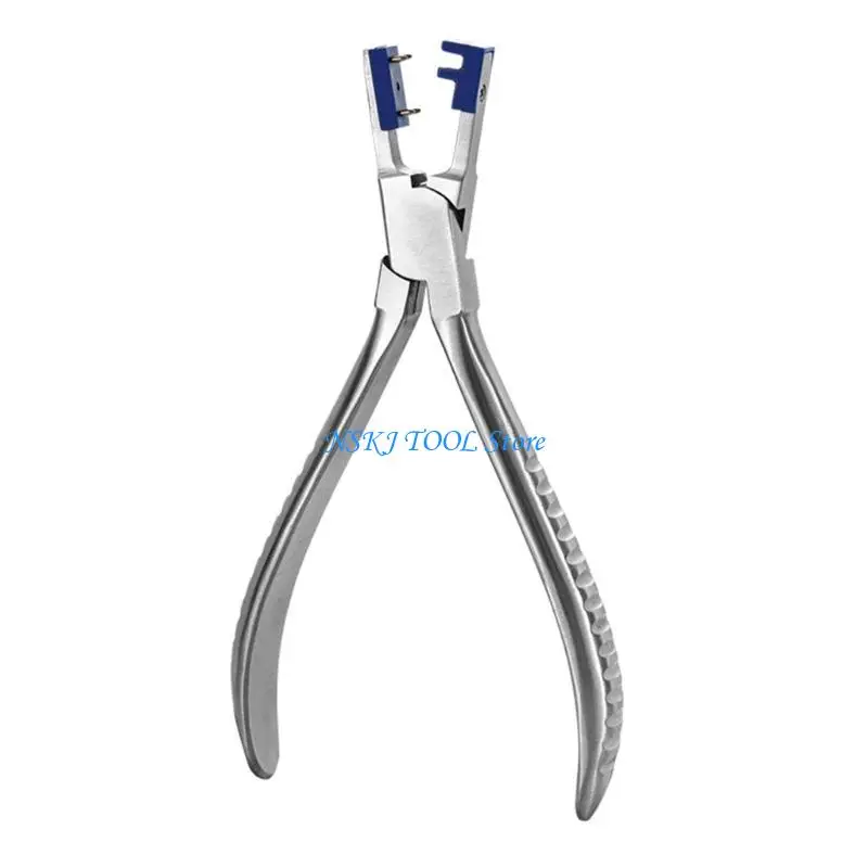 

L8RC Nylon Jaw Pliers Soft Touch Glasses Frame Adjusting Carbon Steel Jewelry Making Needle/ Plat Nose Nylon Jaw Plier