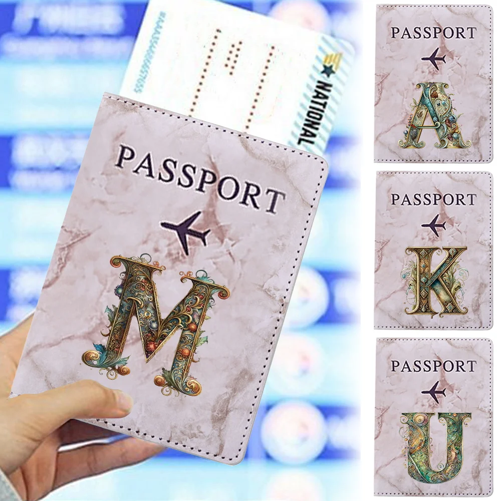 

Airplane Travel Passport Covers Passport Protector Holder ID Credit Card Holder UV Print Graphic Series Travel Accessories