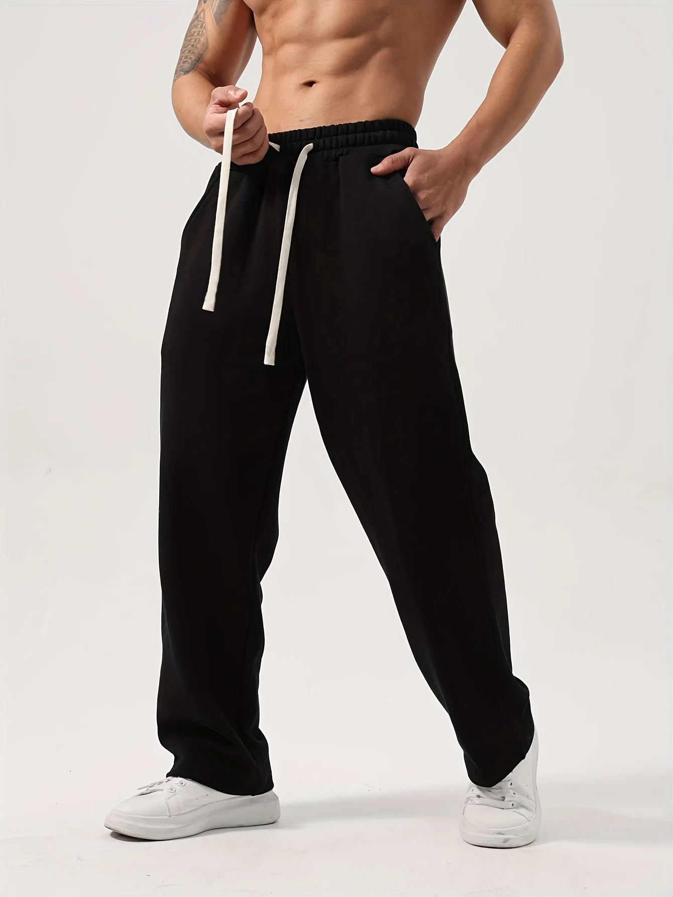 

Men's Autumn Sports Straight Leg Pants Outdoor Running Fitness Walking Leisure Jogging Pants Men's Jogging Pants