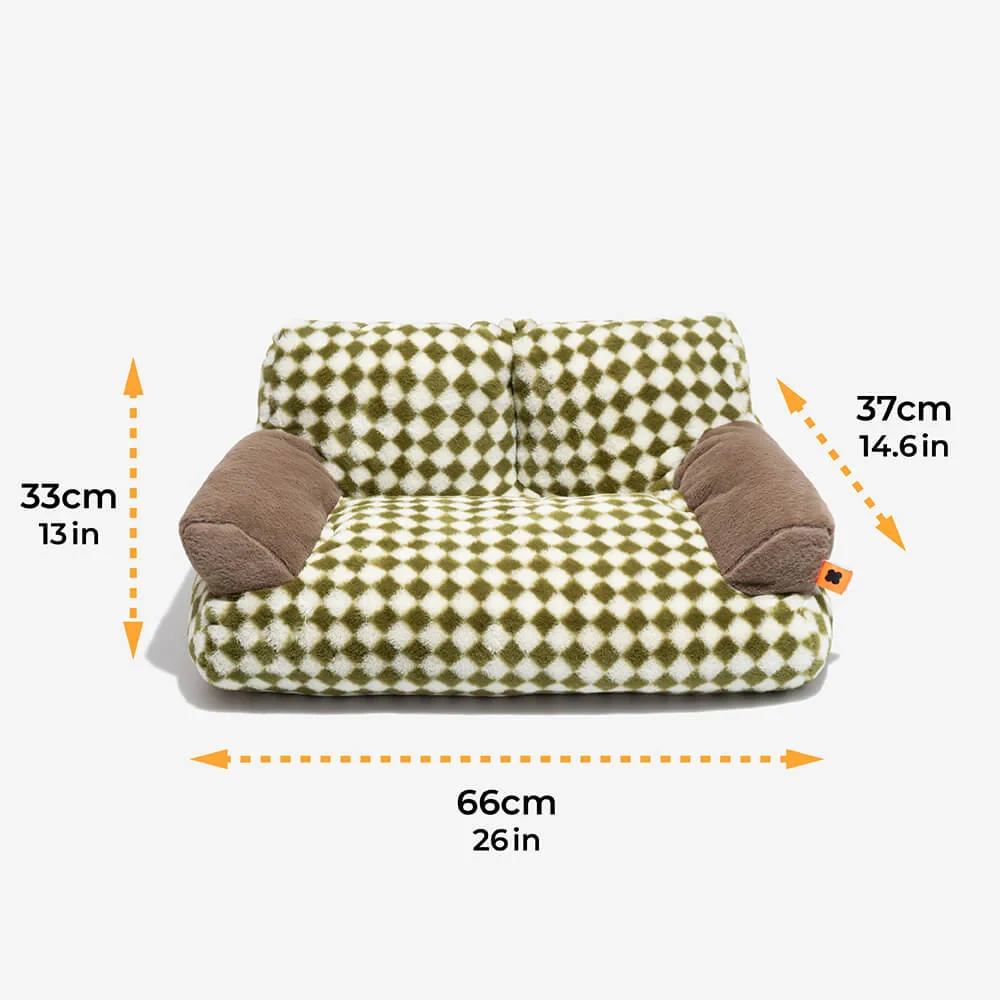 Fur Summertime Pet Cat Nest Sofa Modern Puppy Small Animal Kitten Dog Bed Couch Cushion Bedding Indoor Kennel House 2023