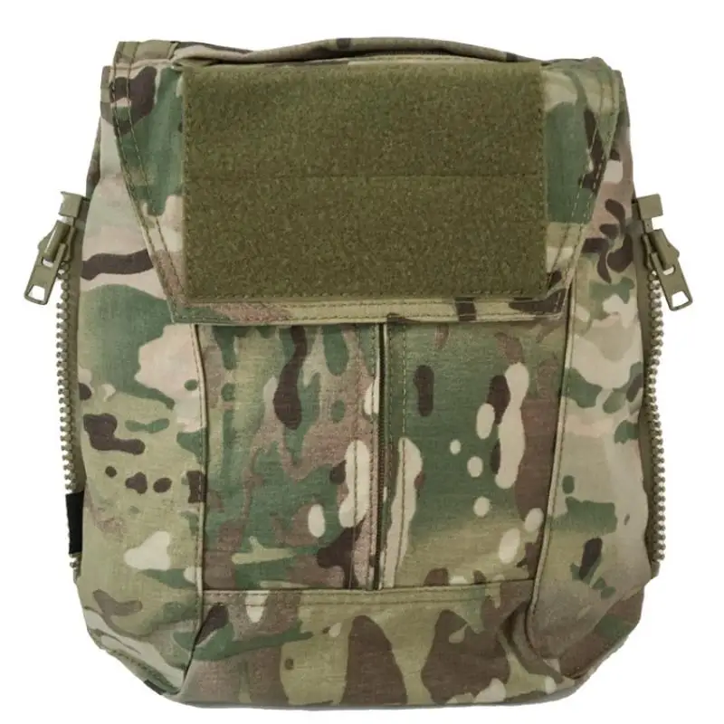 Tactical Pack Zip-on Panel Multicam Plate Carrier Back Bag for CPC NCPC JPC 2.0 AVS Vest Airsoft accessory