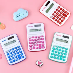 Portable Calculator Candy Color Design Cute 8 Digits LED Calculatrice Student Calculator Mini Calculator Children's