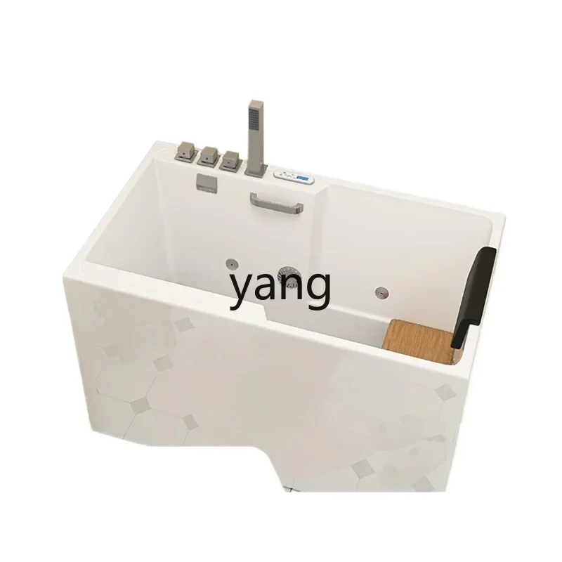 LH， deep soaking bathtub deepened armrest movable seat acrylic bathtub