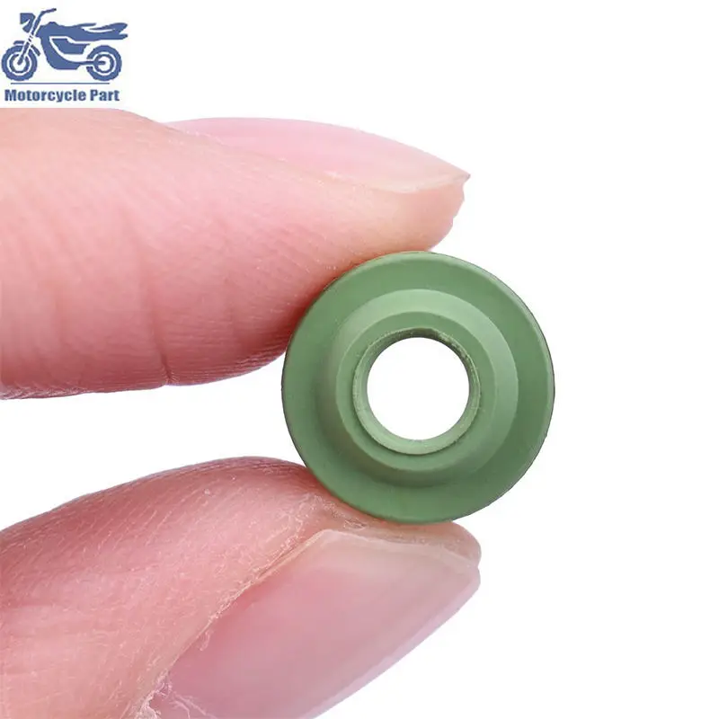 4mm Motorcycle Engine Cylinder Parts Intake Exhaust Valve Stem Oil Seal For Kawasaki ZXR250 ZR250 Balius ZXR400 ZR ZXR 250 400