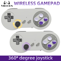 Wireless Gamepad with Rocker Gaming Controller for SNPRO/SF2000/SF900/SN-PLUS/SG800/Y2 SG/SG16/MD-MINI Dual Joysitck