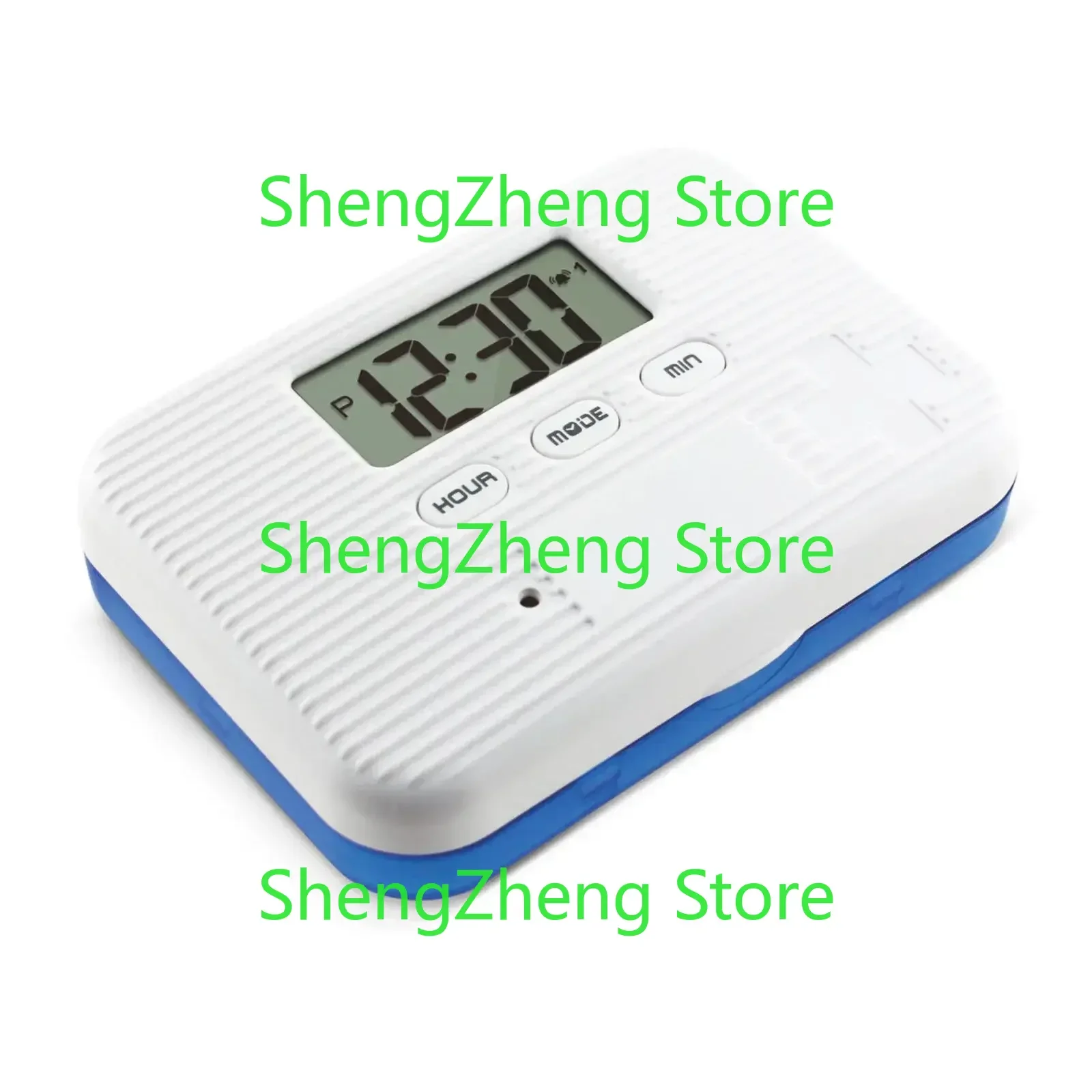 1Pcs Portable Mini Travel Reminder Pill Box 6-Grids Pill Organizer Electronic Reminder with Timer Alarm