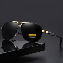 1PC Luxury Men's Polarized Sunglasses Driving Sun Glasses For Men Women Brand Designer Male Vintage Pilot Glasses Photochromic