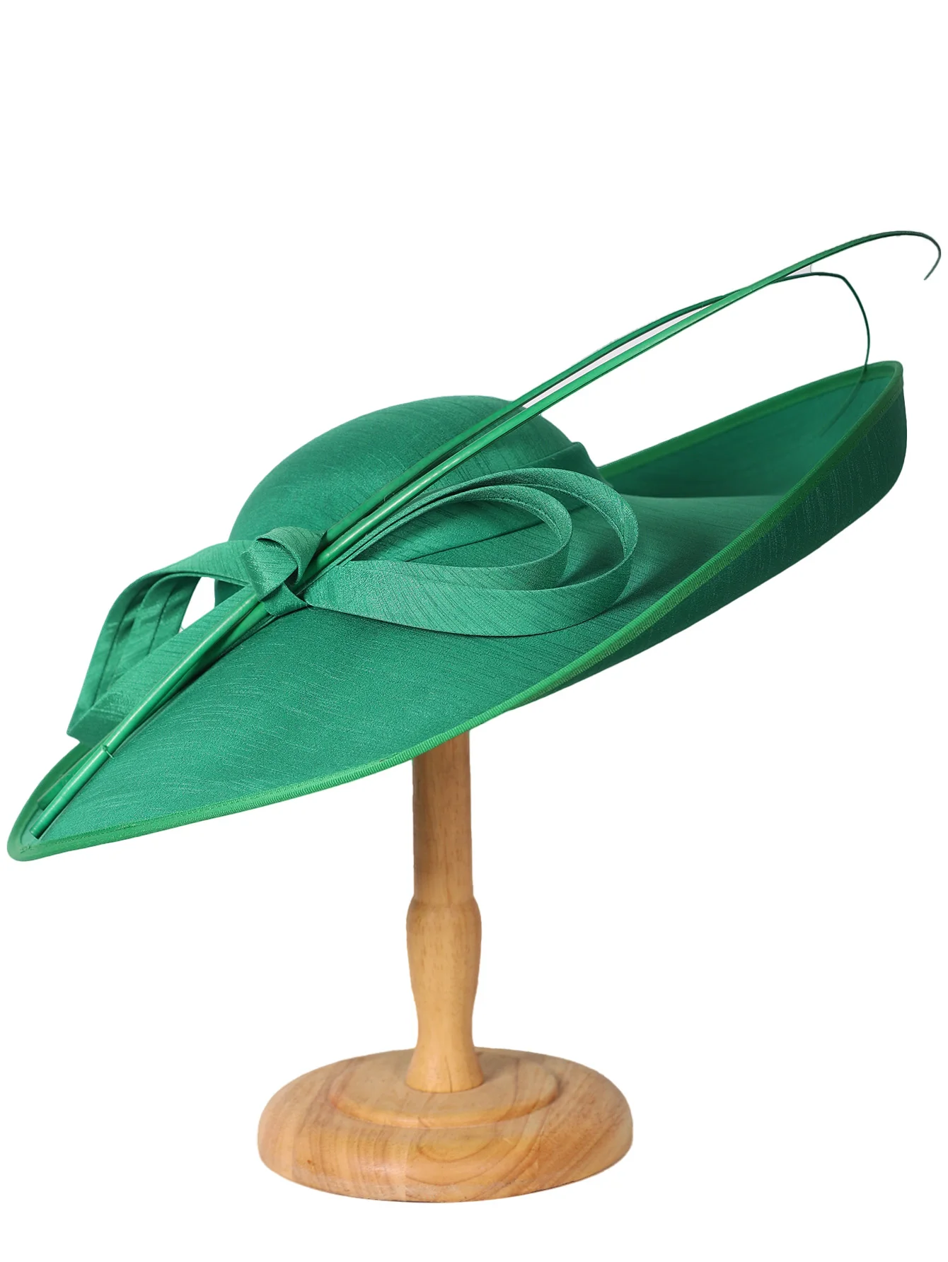 FS Royal Red Damen Hochzeiten Fascinator Hüte Frauen Schwarz Große Große Krempe Kentucky Kirche Fedoras Tea Party Kleid Sinamay Hut – Detail 8