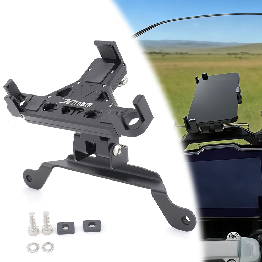 

Motorcycle GPS Mount Phone Holder Navigation Bracket Tiger 1200 GT Pro Explorer Rally Pro Rally Explorer 2022-2024 For Triumph