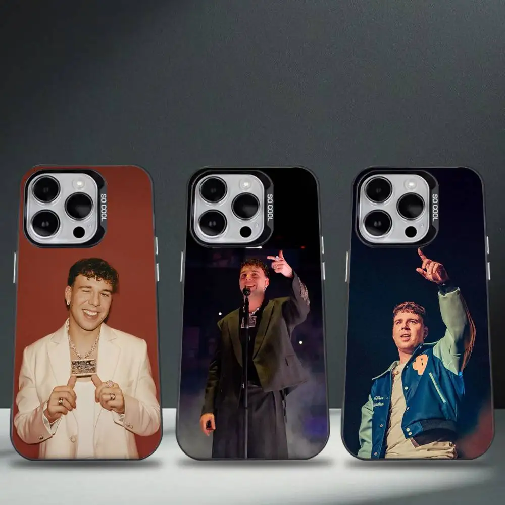 

Rapper Q-Quevedo Phone Case For iPhone 16,15,14,13,12,11,8,7,Pro,Max,Plus,Mini,XS,SE Anti Fall Black Matte Hard