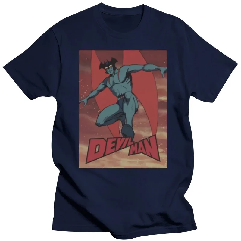 T-Shirt Maglia Devilman Uomo Diavolo Cartone Anni 80 - 1 - S-M-L-Xl Short-Sleeved Tee Shirt