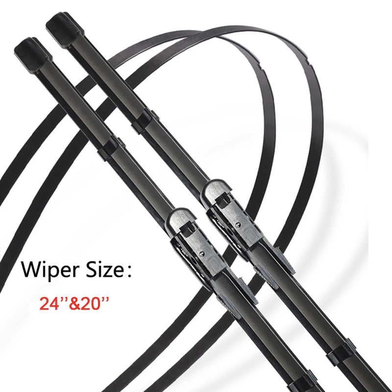 Car Front Windshield Window Wiper Blades for Lincoln MKZ Zephyr 2012~2022 2017 2018 2019 2020 Frameless Silent Rubber Accessorie